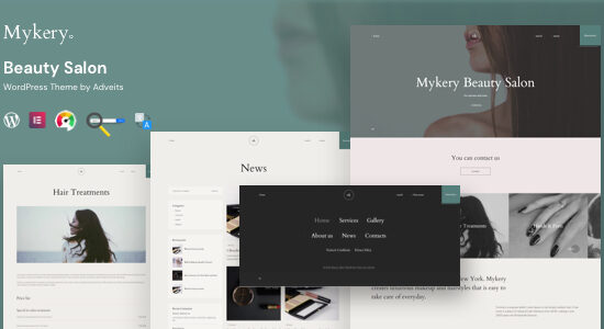 Mykery - Chủ đề WordPress cho tiệm làm đẹp