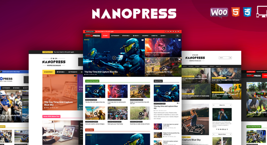 Nanopress - Chủ đề blog và tạp chí WordPress Responsive