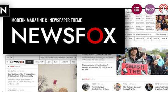 Newsfox – Theme WordPress cho báo và tạp chí