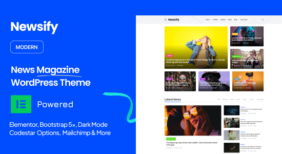 Newsify - Chủ đề WordPress tạp chí hiện đại