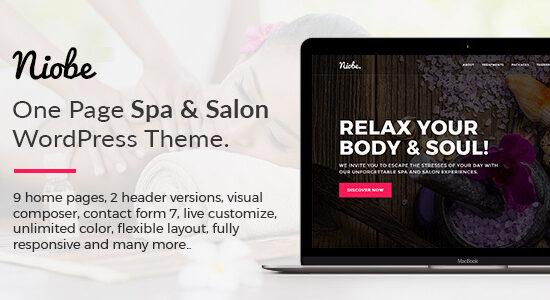 Niobe - Chủ đề WordPress cho Spa & Salon