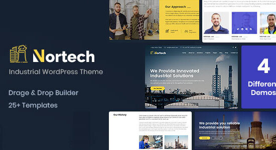 Nortech - Một chủ đề WordPress về công nghiệp và kỹ thuật