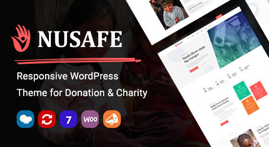 Nusafe | Chủ đề WordPress đáp ứng cho quyên góp và từ thiện