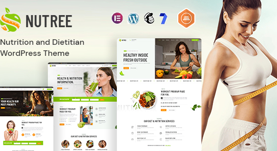 Nutree - Chủ đề WordPress của Trung tâm Sức khỏe Dinh dưỡng & Ăn kiêng