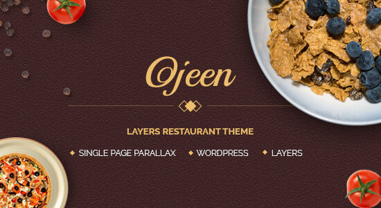 Ojeen - Chủ đề WordPress Nhà hàng Layers