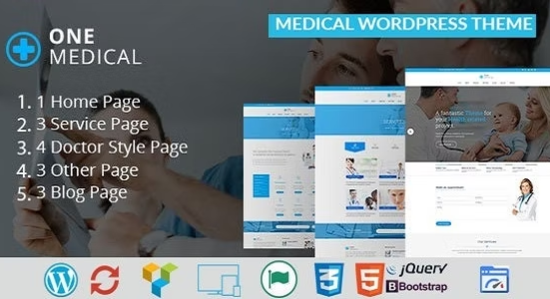 OneMedical - Chủ đề WordPress Y khoa đáp ứng