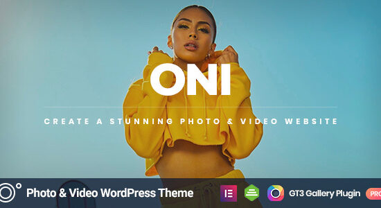 Oni - Chủ đề WordPress về nhiếp ảnh