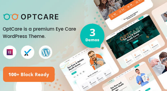 Optcare - Chủ đề WordPress chăm sóc mắt +RTL