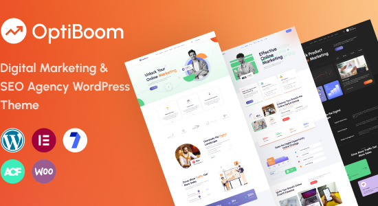 OptiBoom – Chủ đề WordPress cho Cơ quan Tiếp thị Kỹ thuật số & SEO