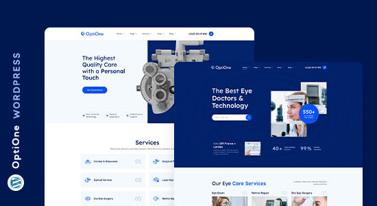 OptiOne - Chủ đề WordPress chăm sóc mắt