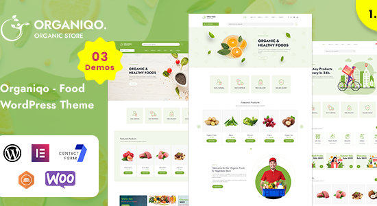 Organiqo - Một chủ đề WordPress cho cửa hàng hữu cơ