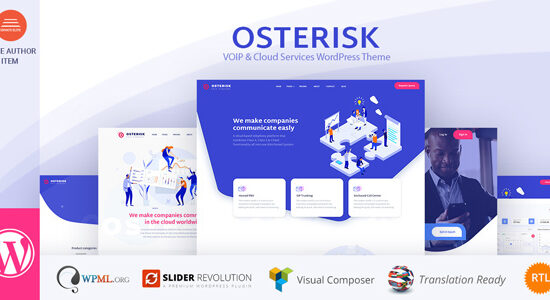 Osterisk: Chủ đề WordPress VOIP & Dịch vụ đám mây