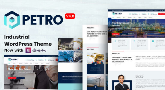 Petro - Chủ đề WordPress của Công ty Công nghiệp