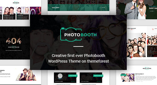 PhotoBooth - Chủ đề WordPress danh mục đầu tư nhiếp ảnh