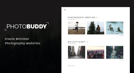 PhotoBuddy | Chủ đề WordPress về nhiếp ảnh