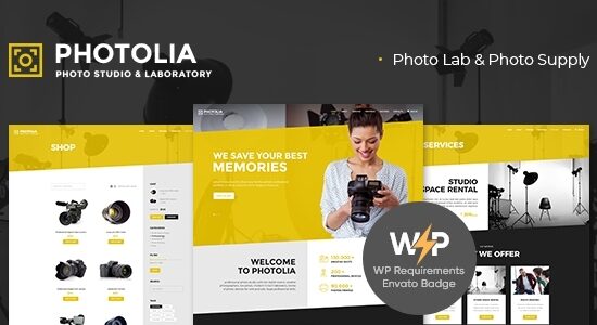 Photolia | Chủ đề WordPress cho Công ty Ảnh & Cửa hàng Cung cấp