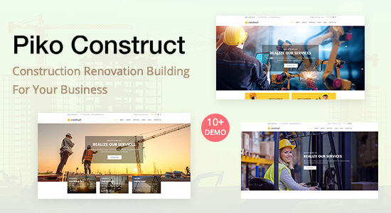 Piko-construct - Chủ đề WordPress về xây dựng