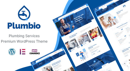 Plumbio - Chủ đề WordPress về dịch vụ sửa ống nước