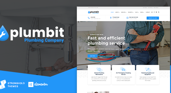 Plumbit - Chủ đề WordPress về hệ thống ống nước