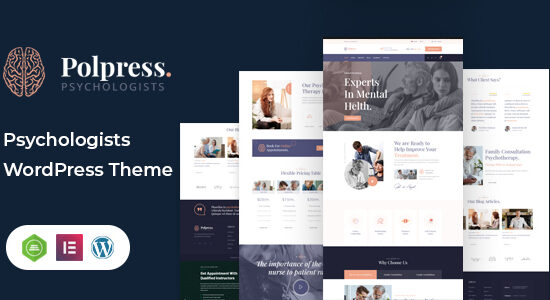 Polpress – Chủ đề WordPress về liệu pháp tâm thần