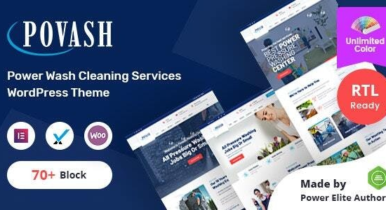 Povash | Chủ đề WordPress Power Wash + RTL