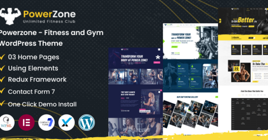 PowerZone - Chủ đề WordPress về thể dục và thể hình