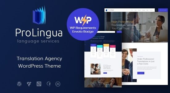 ProLingua | Giao diện WordPress của Cục dịch thuật & dịch vụ phiên dịch