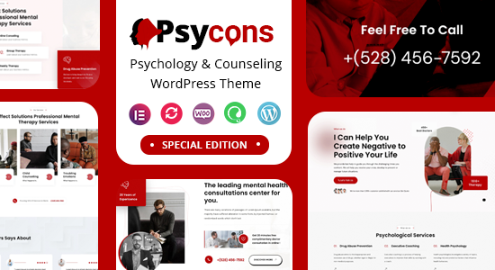 Psycon - Chủ đề WordPress về Tâm lý học & Tư vấn