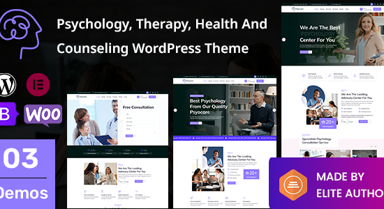 Psyocare - Chủ đề WordPress về Tâm lý, Trị liệu, Sức khỏe và Tư vấn