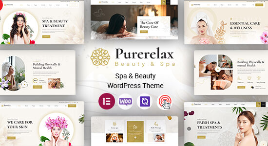 Purerelax - Chủ đề WordPress dành cho spa