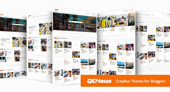 Qenews - Chủ đề WordPress sáng tạo dành cho Blogger