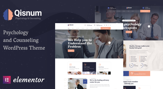 Qisnum - Chủ đề WordPress về Tâm lý học & Tư vấn