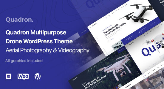 Quadrone -  Drone, UAV, Video Pilot WordPress Theme