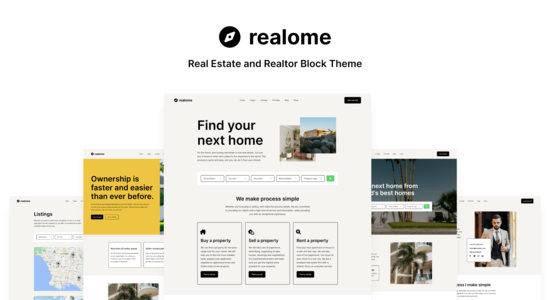 Realome - Chủ đề Bất động sản và Khối môi giới bất động sản