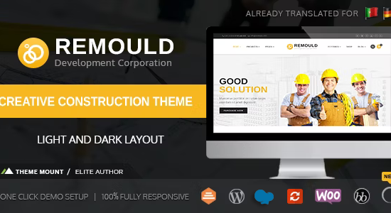 Remould | Chủ đề WordPress về Xây dựng & Xây dựng