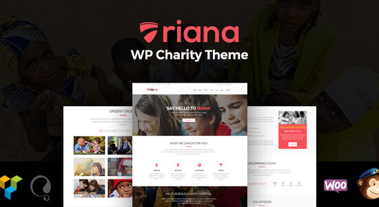 Riana - Chủ đề từ thiện WordPress