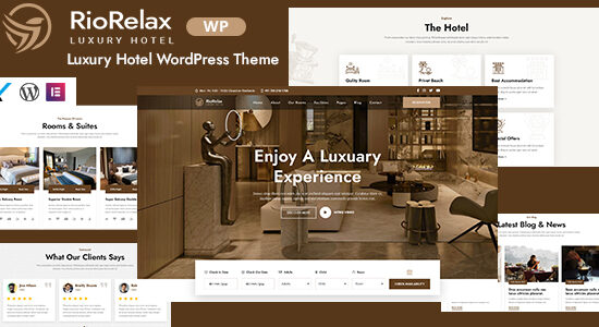 Riorelax – Chủ đề WordPress Khách sạn sang trọng