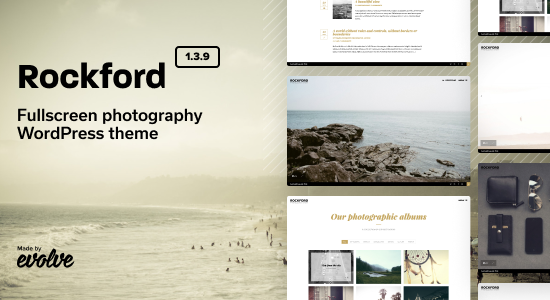 Rockford - Chủ đề WordPress Nhiếp ảnh toàn màn hình