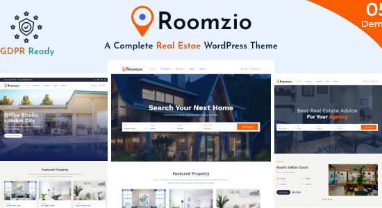 Roomzio - Chủ đề WordPress về bất động sản