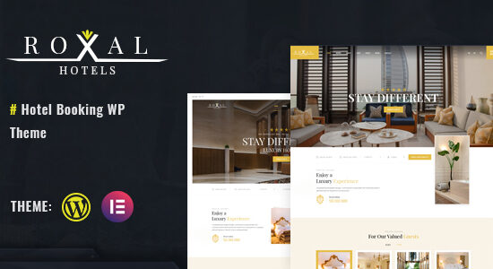 Roxal - Chủ đề WordPress đặt phòng khách sạn