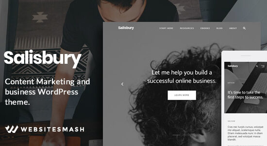 Salisbury - Chủ đề WordPress về Tiếp thị Nội dung & Kinh doanh