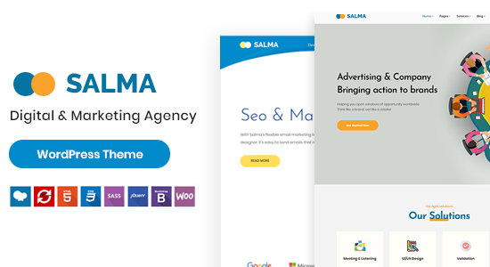 Salma - Chủ đề WordPress Tiếp thị SEO