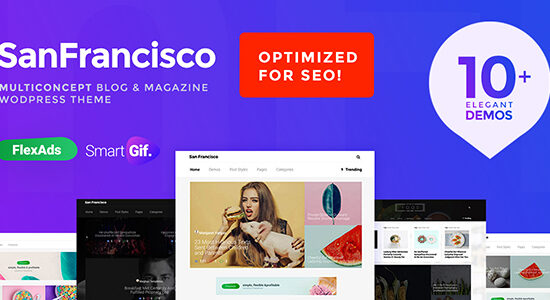 SanFrancisco - MultiConcept Blog & Tạp chí WordPress Theme