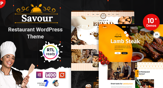 Savour - Chủ đề WordPress nhà hàng