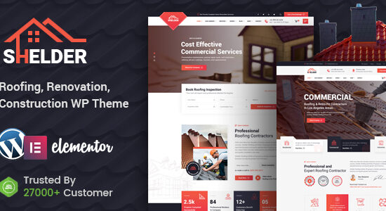 Shelder - Chủ đề WordPress về dịch vụ lợp mái + RTL