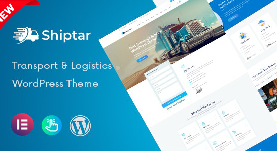 Shiptar - Chủ đề WordPress về vận tải và hậu cần