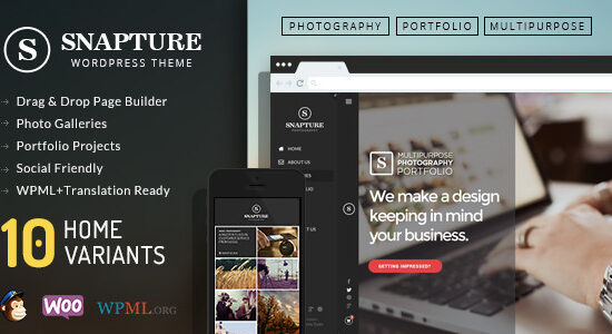 Snapture Photography & Chủ đề WordPress của công ty