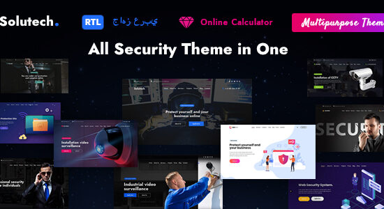 Solutech - Chủ đề WordPress về an ninh và CCTV