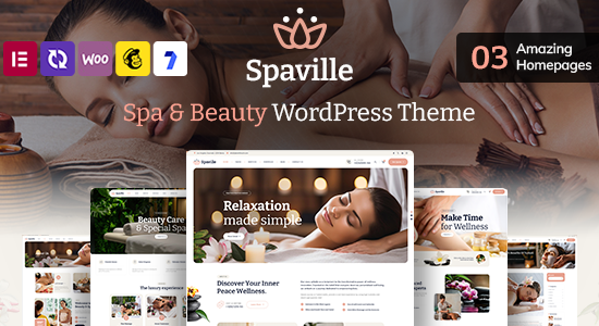 Spaville - Chủ đề WordPress về Spa và Làm đẹp