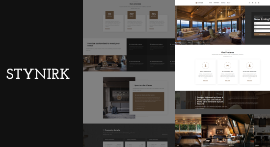 Stynirk - Chủ đề WordPress cho bất động sản đơn lẻ